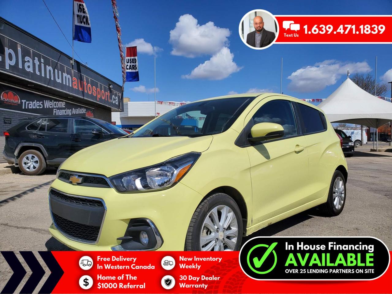 Used 2017 Chevrolet Spark 1LT CVT CLEAN UNIT!! SAVE ON FUEL!! for sale in Saskatoon, SK