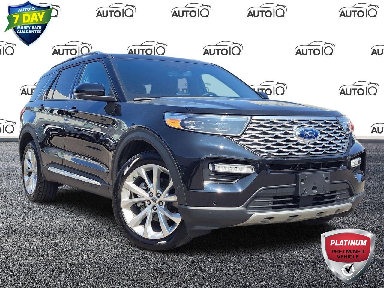 Used 2022 Ford Explorer Platinum PLATINUM 7 PASSANGER AWD LEATHER SUNROOF LOW KMS! for sale in Hamilton, ON