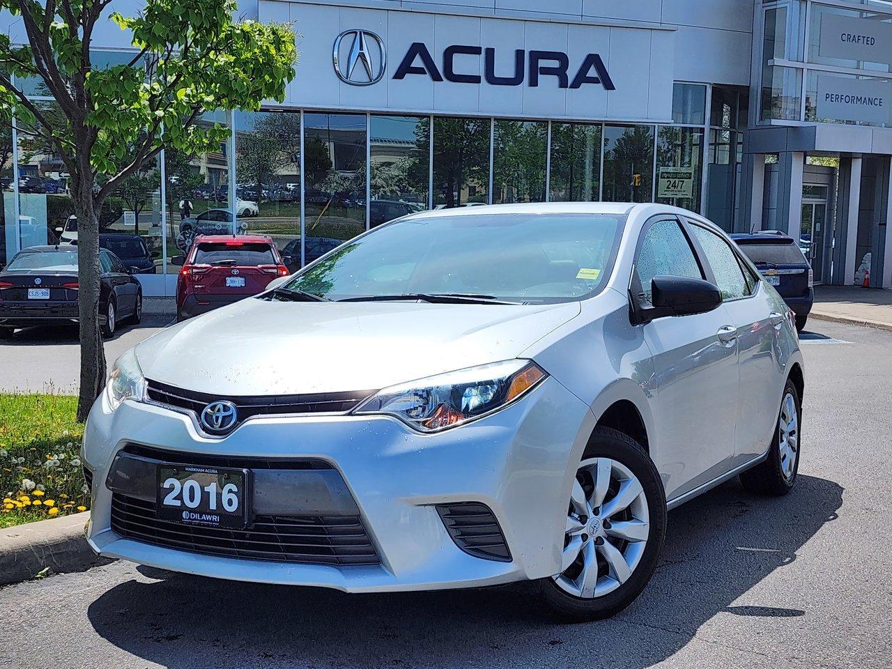 Used 2016 Toyota Corolla 4-door Sedan LE CVTi-S for sale in Markham, ON