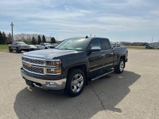 2015 Silverado 1500 LTZ, double cab with 66 box, 5.3L engine, trailer tow package, heated leather seating, command start, back-up camera.  This is a low mileage local truck.  Call Jason or Mike at 1-800-305-3313