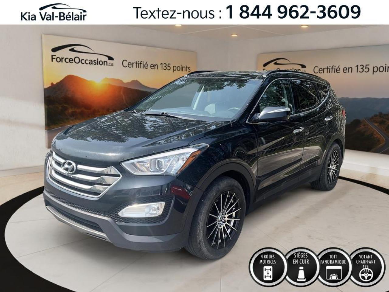 Used 2016 Hyundai Santa Fe Sport SE * A/C * AWD * TOIT * CUIR * CAMÉRA *TURBO * for sale in Québec, QC