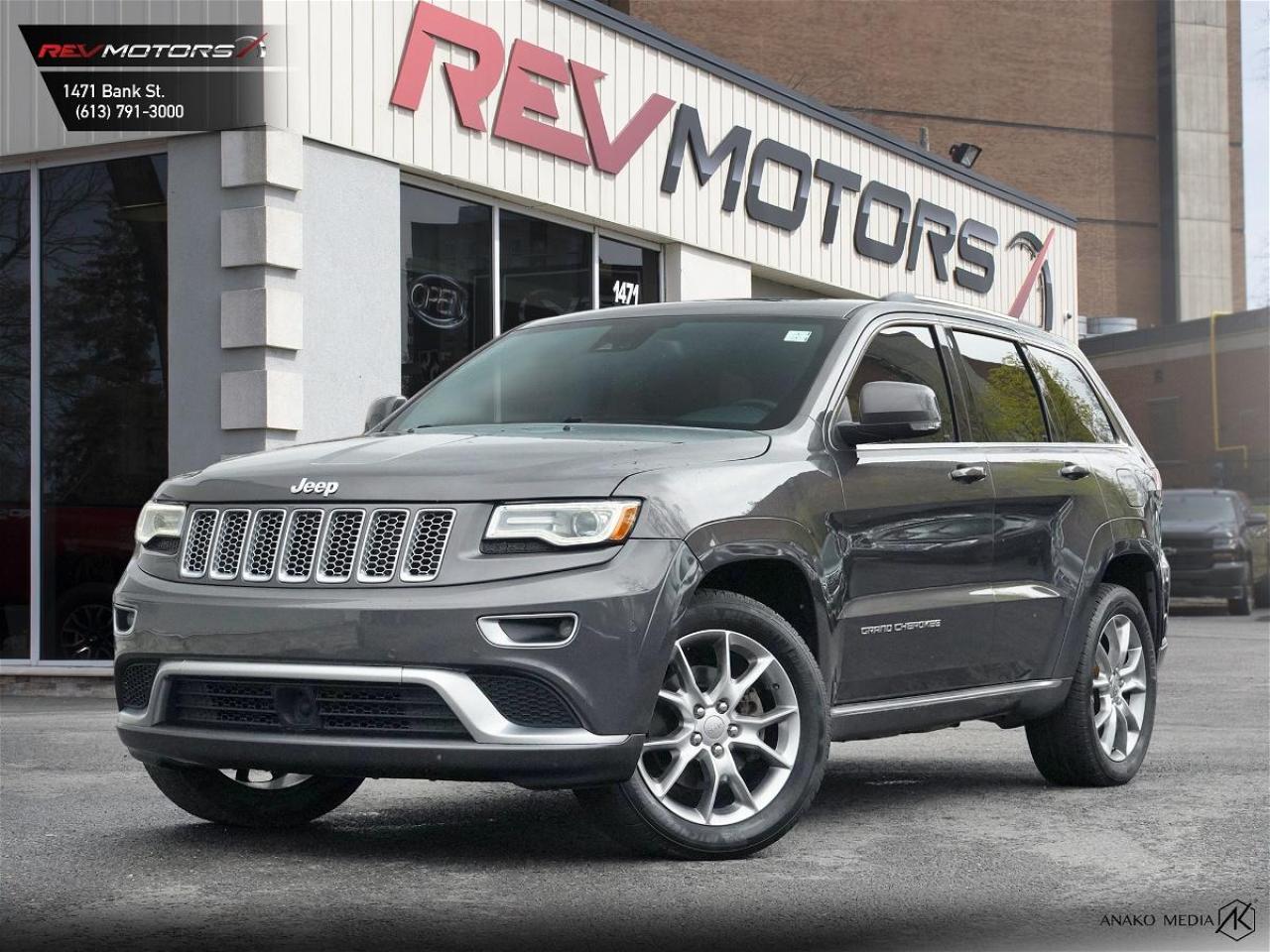 Used 2016 Jeep Grand Cherokee Summit | Pano Roof | Rear Entertainment for sale in Ottawa, ON