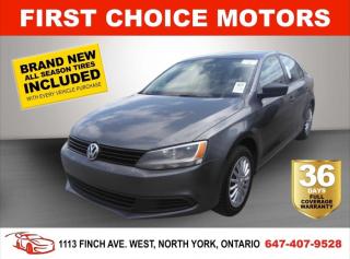 Used 2011 Volkswagen Jetta TRENDLINE ~AUTOMATIC, FULLY CERTIFIED WITH WARRANT for sale in North York, ON