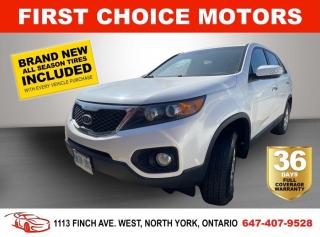 Used 2012 Kia Sorento LX ~MANUAL, FULLY CERTIFIED WITH WARRANTY!!!~ for sale in North York, ON