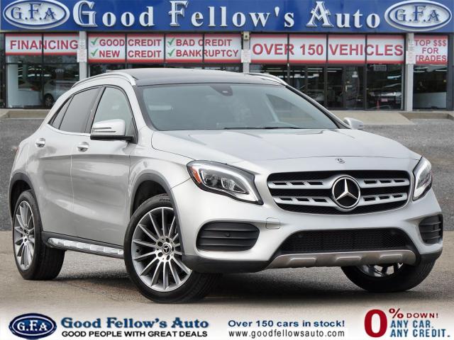 2018 Mercedes-Benz GLA 4MATIC, LEATHER SEATS, PANORAMIC ROOF, REARVIEW CA Photo1