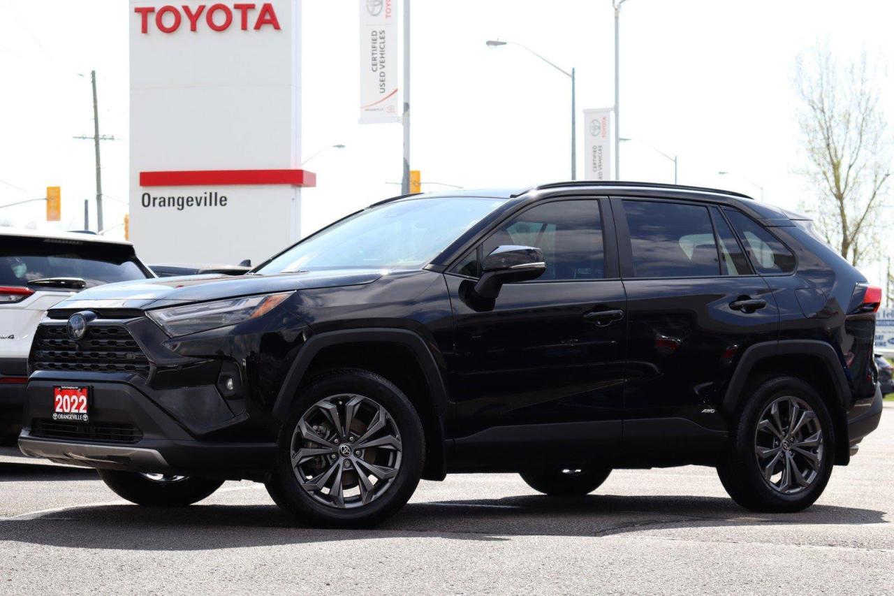 Used 2022 Toyota RAV4 Hybrid Limited LIMITED HYBRID AWD, LEATHER HEATED / VETILATED SEATS, SUNROOF, NAVIGATION, 360 CAMERA, CLEAN CARFAX for sale in Orangeville, ON