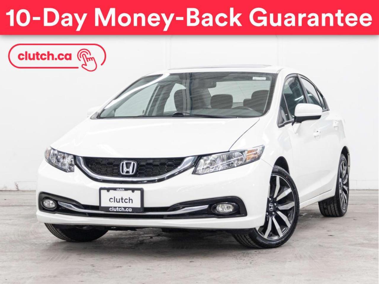 Used 2015 Honda Civic Sedan Touring w/ Backup Cam, Navigation, Sunroof for sale in Toronto, ON