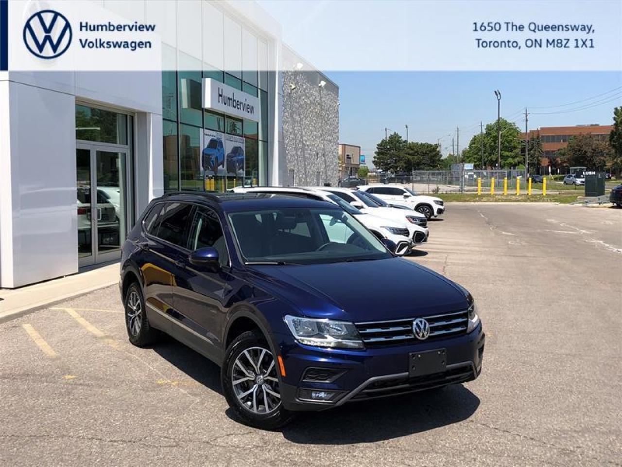 Used 2021 Volkswagen Tiguan Comfortline SUNROOF CARPLAY BLIND SPOT CPO OFF LEASE for sale in Toronto, ON