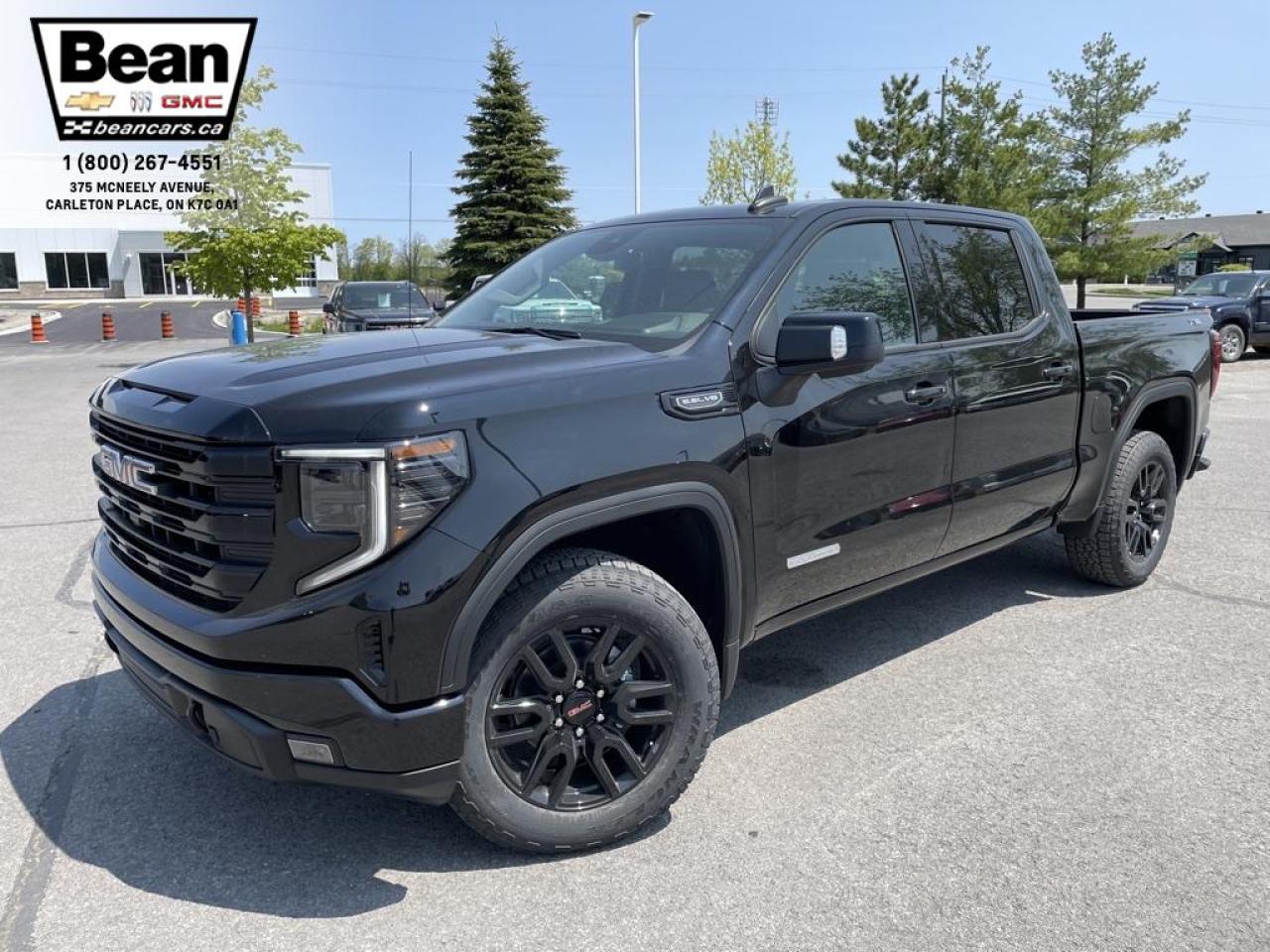 New 2023 GMC Sierra 1500 Elevation 5.3L V8 CREW CAB SHORT BOX ELEVATION PREMIUM PACKAGE WITH X31 OFF ROAD PACKAGE AND SUNROOF for sale in Carleton Place, ON