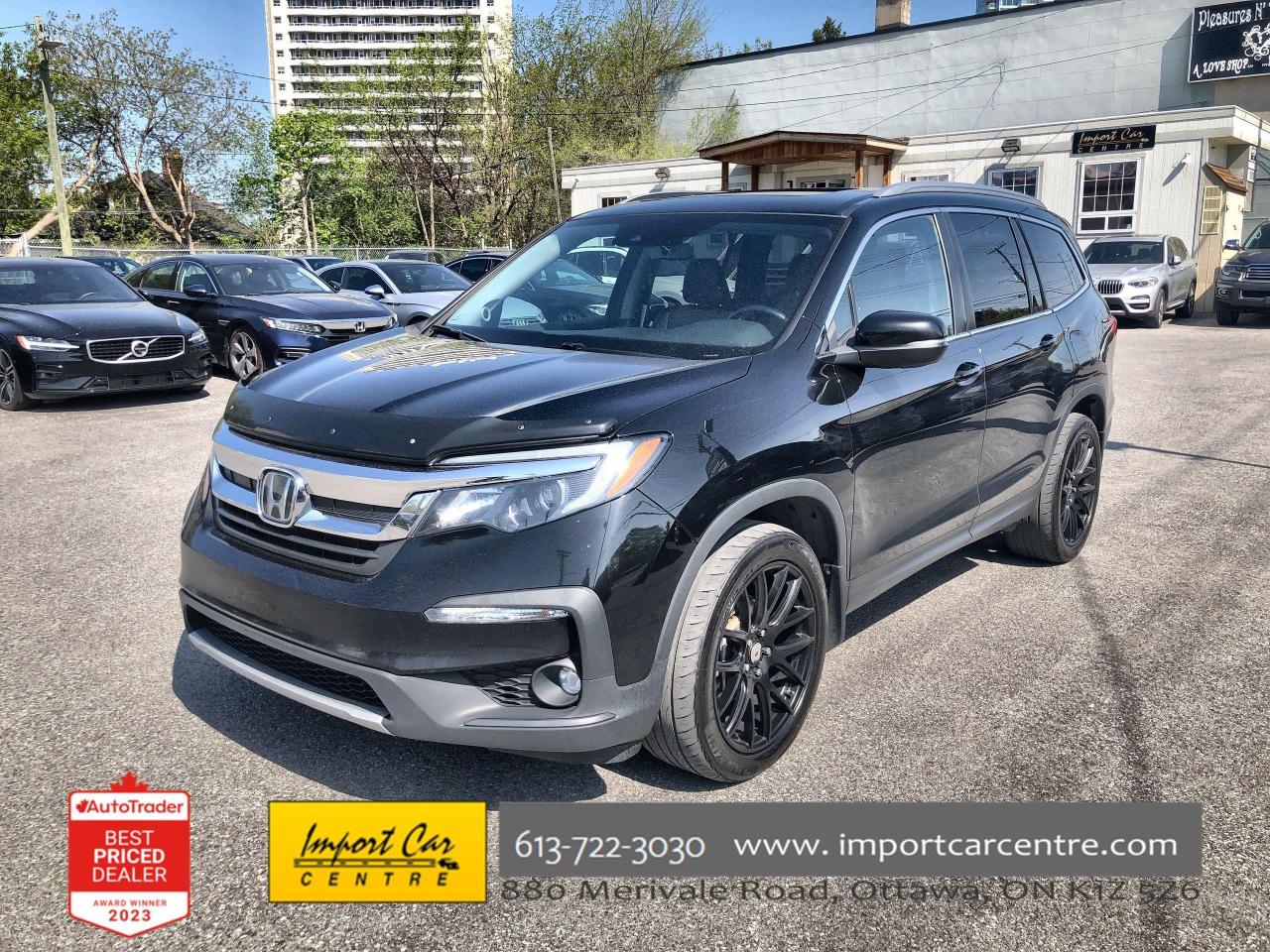 Used 2020 Honda Pilot EX-L Navi 8 PASS  LEATHER  ROOF  NAV  BLIS  HEATED for sale in Ottawa, ON