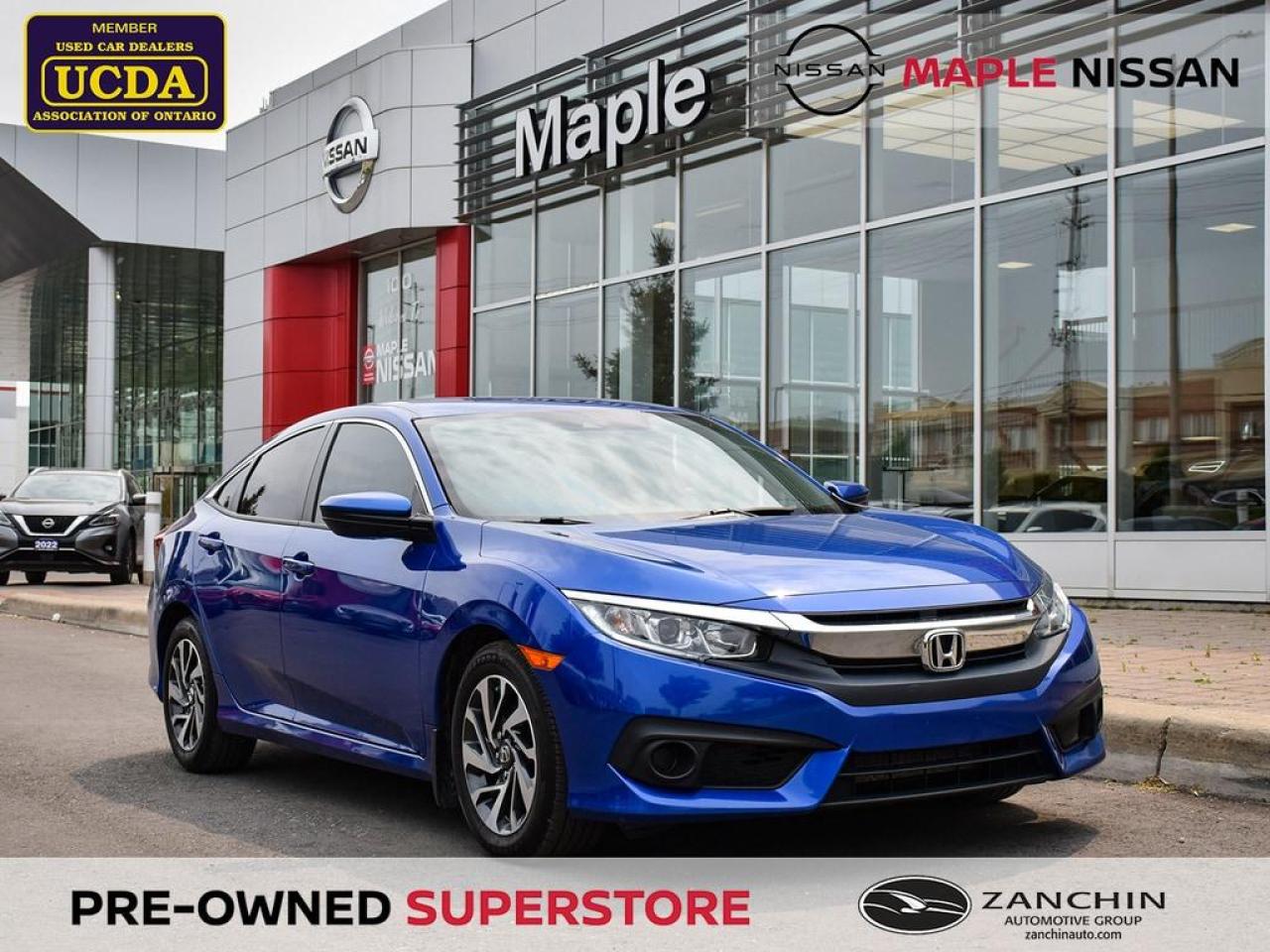 Used 2018 Honda Civic SE Apple Carplay Remote Start Lane Keeping Assist for sale in Maple, ON