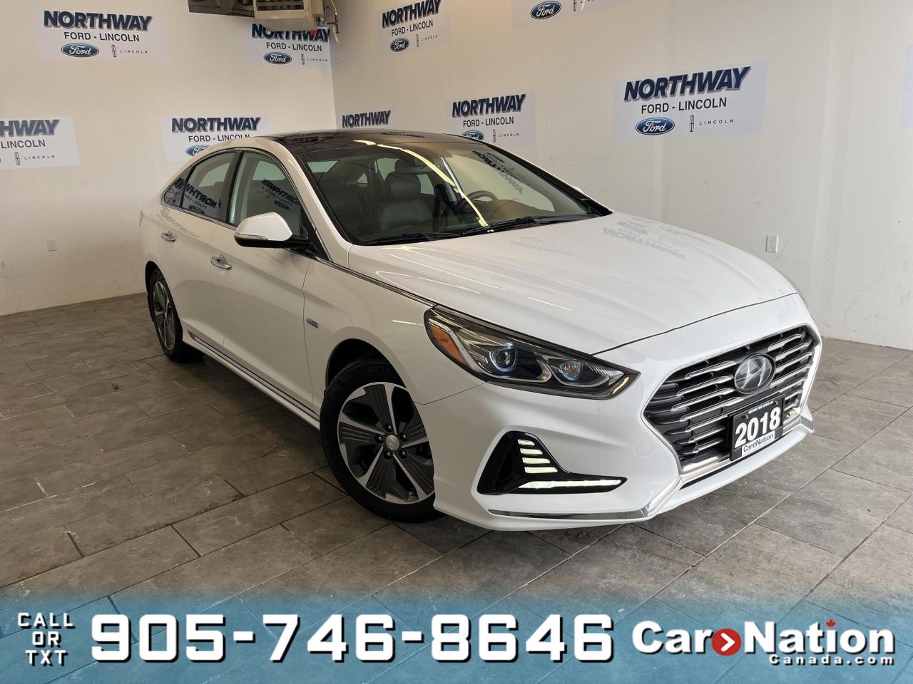 Used 2018 Hyundai Sonata Hybrid LIMITED | HYBRID | LEATHER | PANO ROOF |NAVIGATION for sale in Brantford, ON