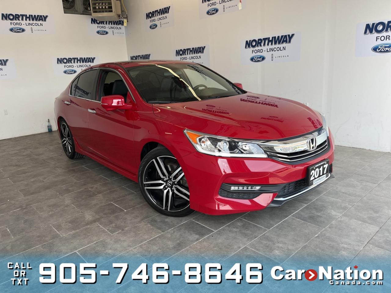 Used 2017 Honda Accord Sedan SPORT | LEATHERETTE | TOUCHSCREEN | SUNROOF for sale in Brantford, ON