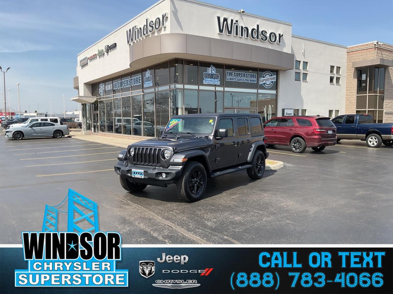 Used 2020 Jeep Wrangler Unlimited Sport Altitude for sale in Windsor, ON