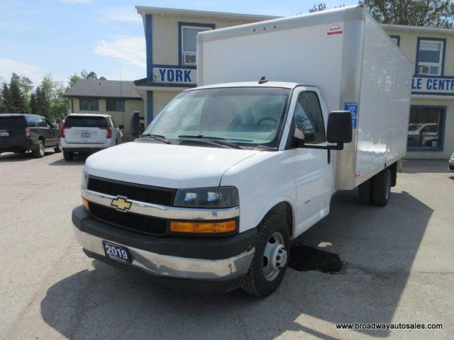 2019 Chevrolet G3500 1-TON CARGO MOVING 2 PASSENGER 6.0L - V8.. 177-INCH-WHEEL-BASE.. POWER TAILGATE.. STABILITRAK-PACKAGE.. AUX INPUT.. AIR CONDITIONING..