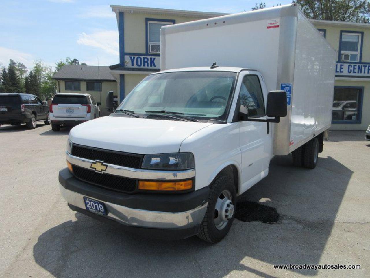 Used 2019 Chevrolet G3500 1-TON CARGO MOVING 2 PASSENGER 6.0L - V8.. 177-INCH-WHEEL-BASE.. POWER TAILGATE.. STABILITRAK-PACKAGE.. AUX INPUT.. AIR CONDITIONING.. for sale in Bradford, ON