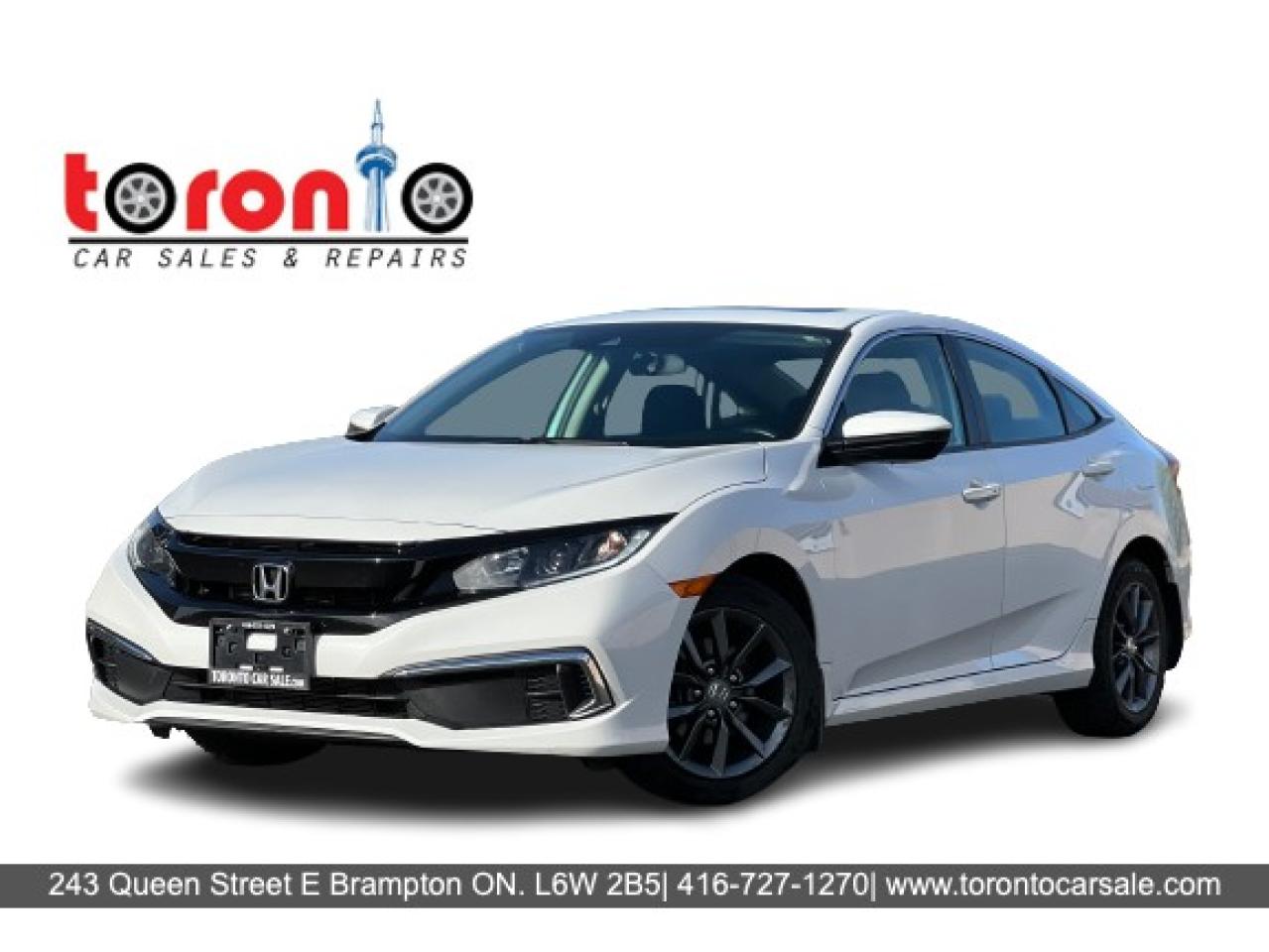 2020 Honda Civic EX w/New Wheel Design|SUNROOF|ALLOY|B/U CAM|LOADED - Photo #1