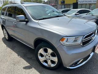 Used 2015 Dodge Durango LTD/AWD/7PASS/NAVI/CAMERA/DVD/LEATHER/ROOF/ALLOYS+ for sale in Scarborough, ON