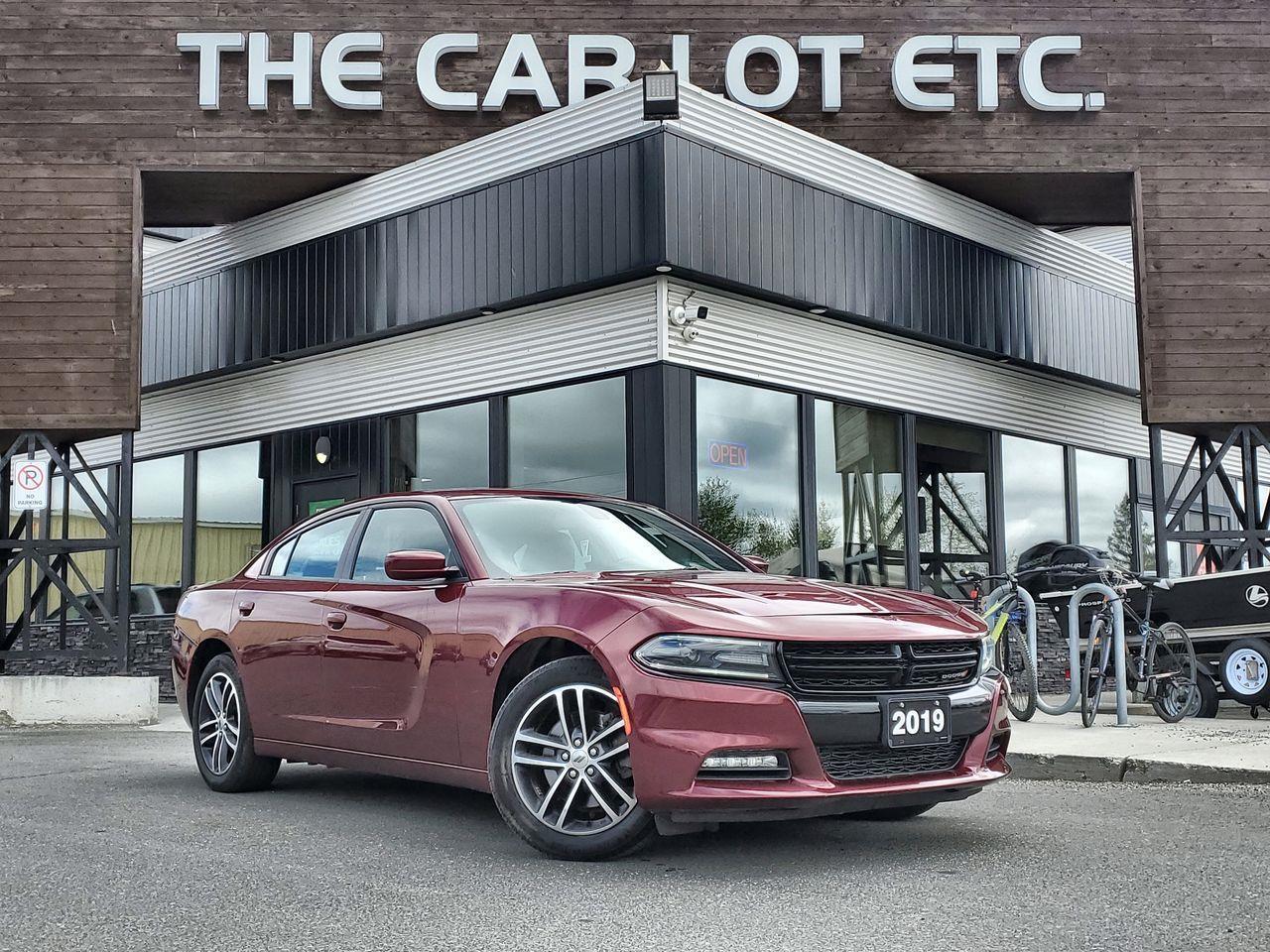 Used 2019 Dodge Charger SXT AWD, APPLE CARPLAY/ANDROID AUTO, BACK UP CAMERA, HEATED LEATHER SEATS, SIRIUS XM!! for sale in Sudbury, ON