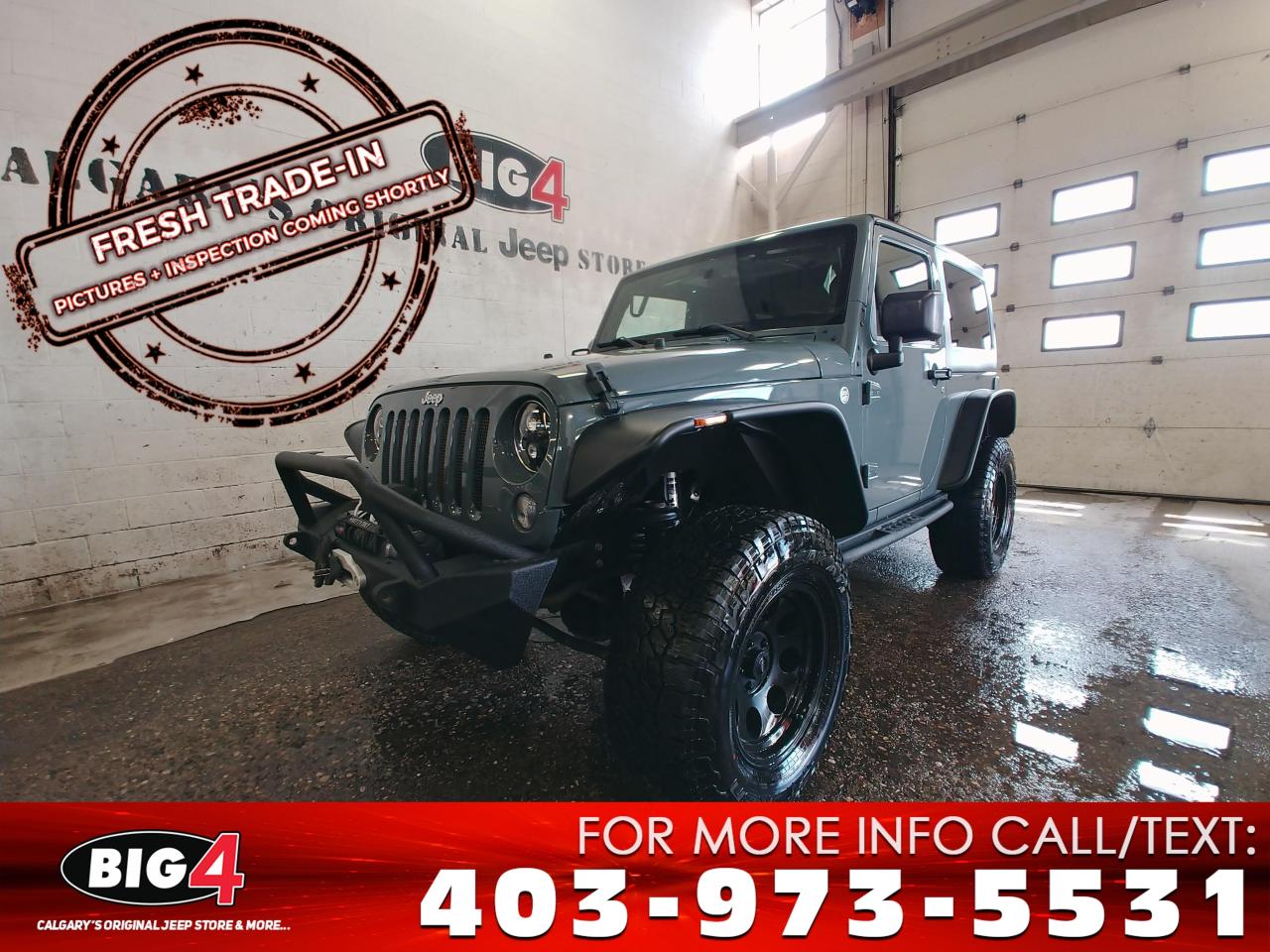 Used 2015 Jeep Wrangler SPORT for sale in Calgary, AB