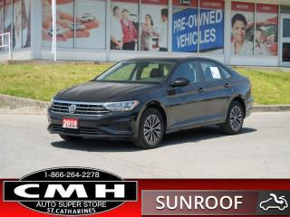 Used 2019 Volkswagen Jetta Highline  CAM BLIND-SPOT ROOF LEATH for sale in St. Catharines, ON