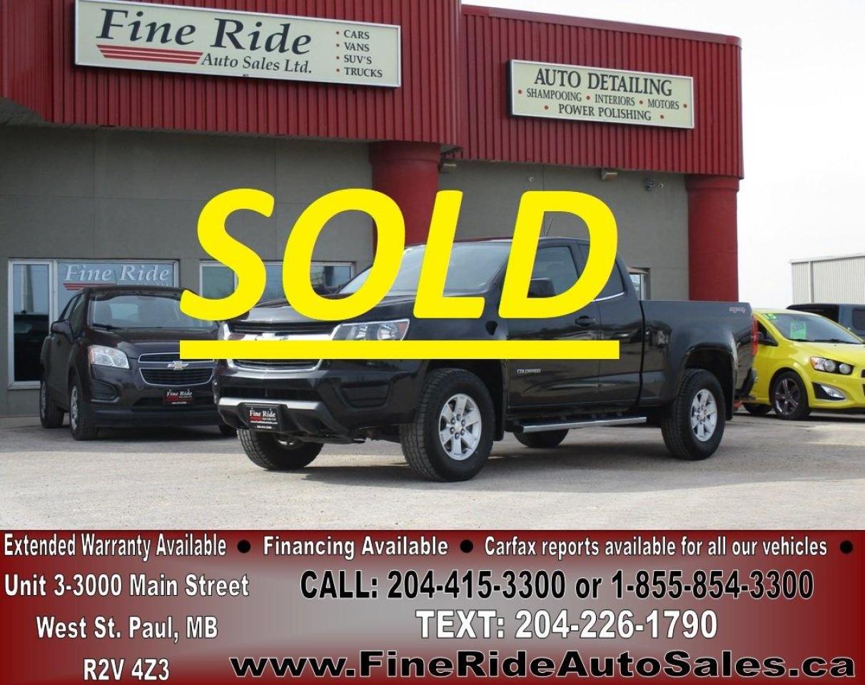 Used 2015 Chevrolet Colorado WT for sale in West Saint Paul, MB