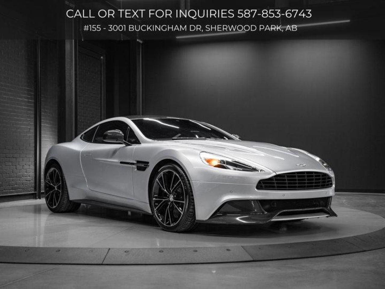 Used 2014 Aston Martin Vanquish | Low KM | Bang and Olufsen Sound System | Carbon Exterior Trim | Full Front PPF for sale in Sherwood Park, AB
