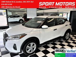 Used 2021 Nissan Kicks S+Blind Spot+Lane Keep+ApplePlay+CLEAN CARFAX for sale in London, ON