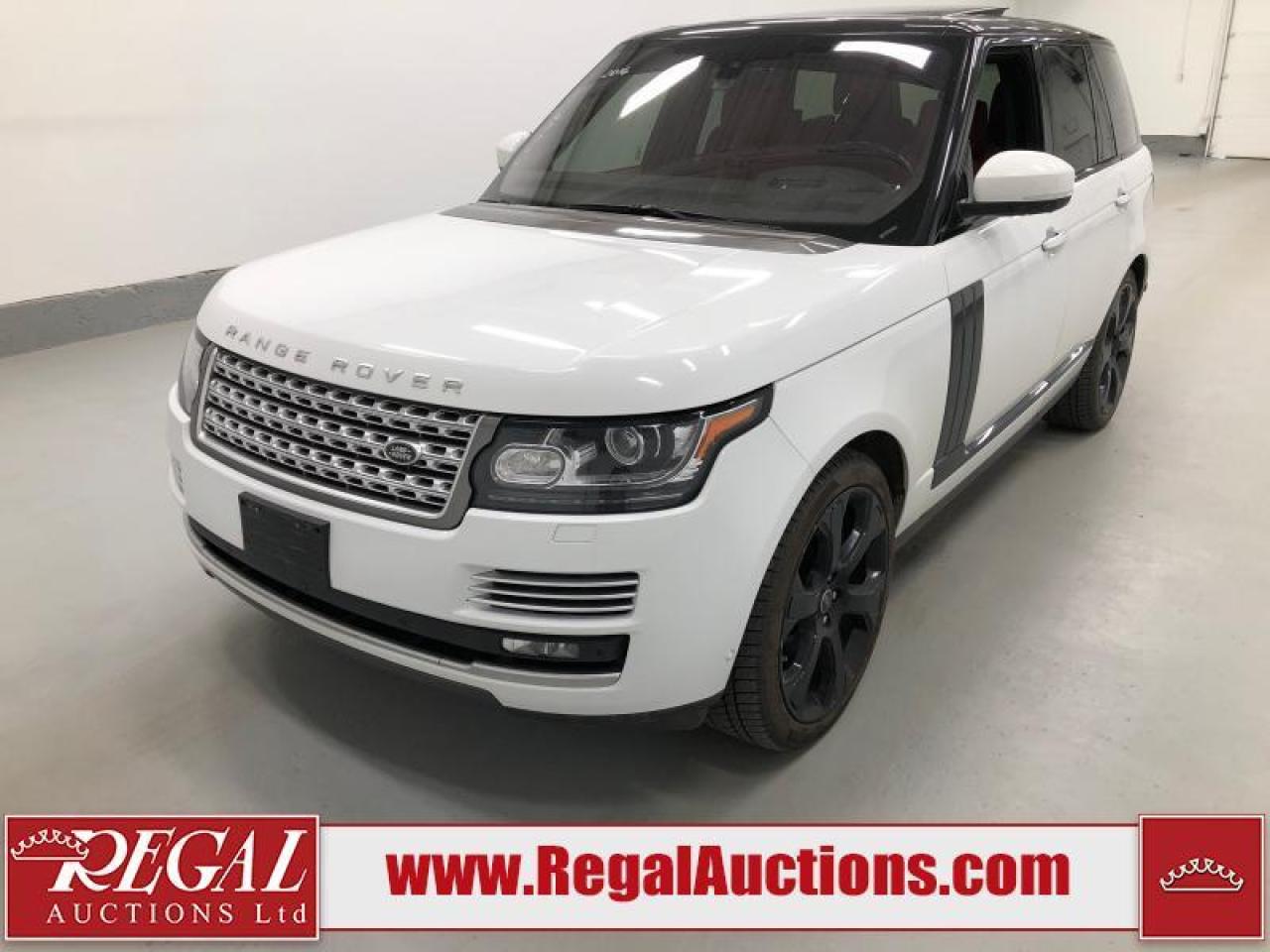 Used 2016 Land Rover Range Rover Autobiography for sale in Calgary, AB
