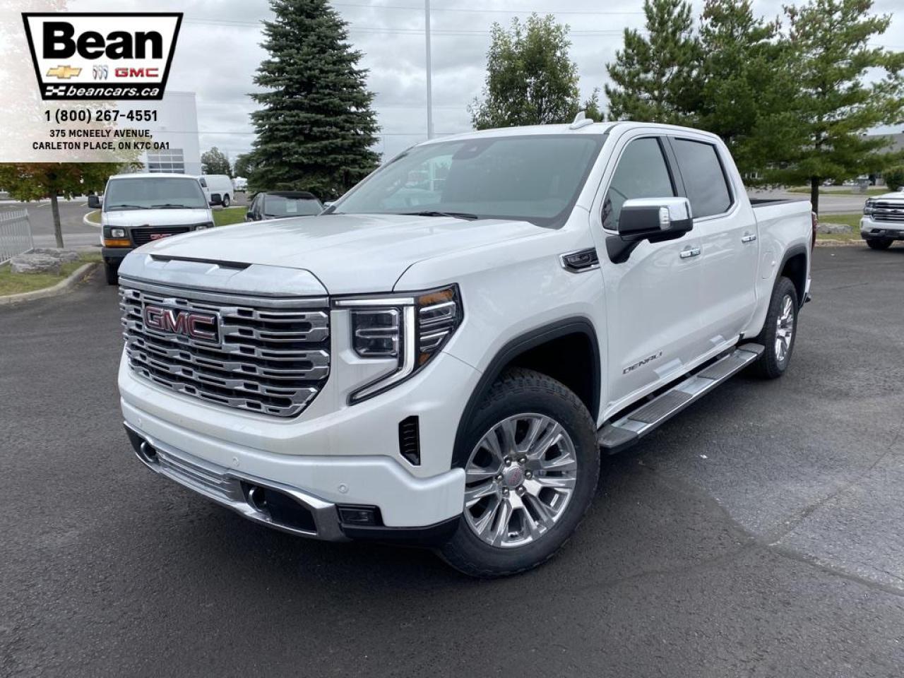 New 2023 GMC Sierra 1500 Denali 5.3L V8 CREW CAB SHORT BOX 4X4 DENALI WITH SUNROOF for sale in Carleton Place, ON
