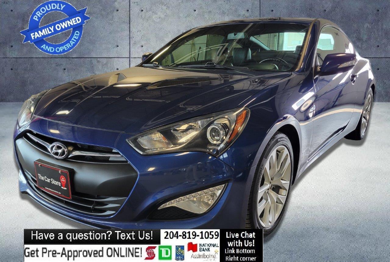 Used 2015 Hyundai Genesis Coupe V6 Premium Navi Leather Sunroof Cam CLEAN TITLE for sale in Winnipeg, MB