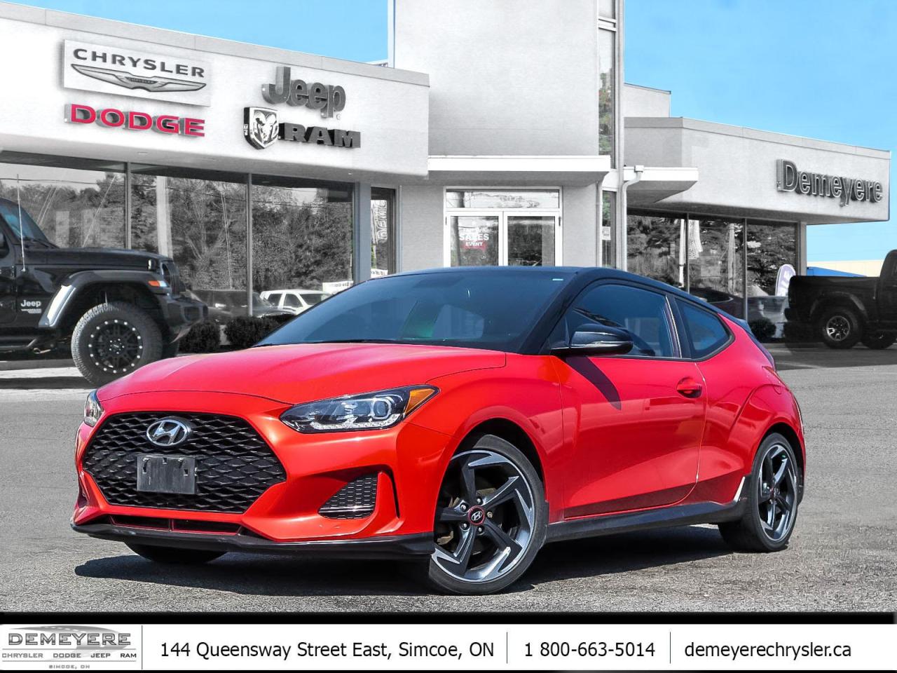 Used 2020 Hyundai Veloster TURBO | LEATHER | SUNROOF for sale in Simcoe, ON