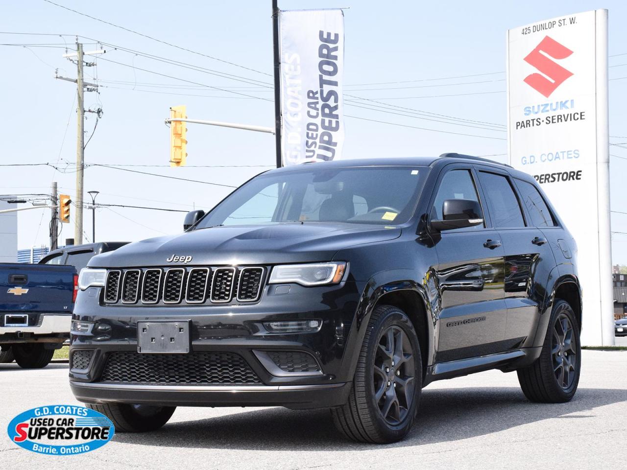 Used 2019 Jeep Grand Cherokee Limited X 4x4 ~Nav ~Camera ~Leather ~Pano Moonroof for sale in Barrie, ON