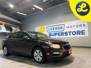 Used 2015 Chevrolet Cruze LT * Remote Start * Back Up Camera * Cruise Control * Steering Wheel Controls * Hands Free Calling * AM/FM/SXM/USB/Aux/Bluetooth * ON Star * Automatic for sale in Cambridge, ON