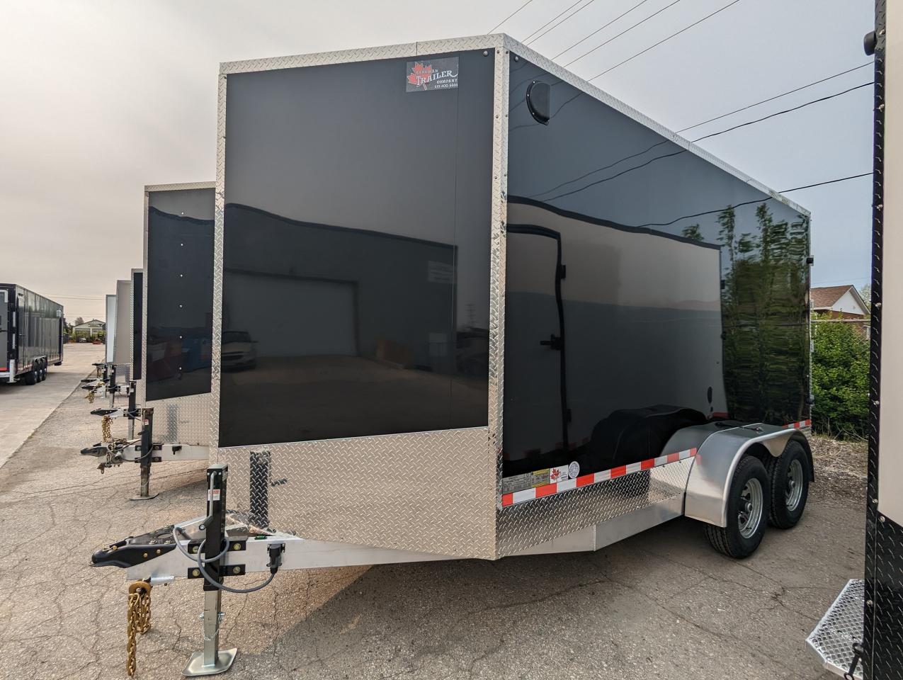 2023 Canadian Trailer Company 7x14 V Nose Cargo Trailer Aluminum Photo1