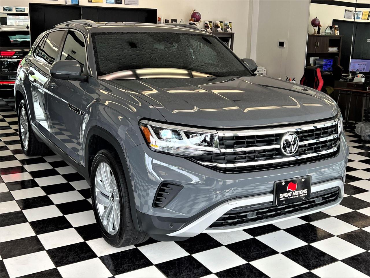 2021 Volkswagen Atlas Highline Cross SPORT+Roof+Safety PKG+CLEAN CARFAX - Photo #5