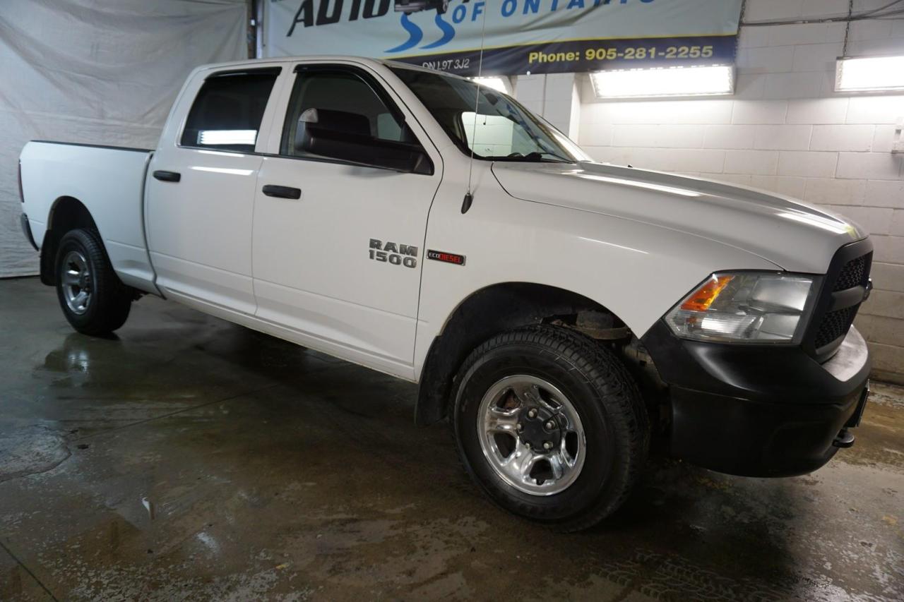 2018 RAM 1500 *DIESEL* TRADESMAN CREW CAB LWB 4WD *1 OWNER* CERTIFIED CAMERA BLUETOOTH CRUISE