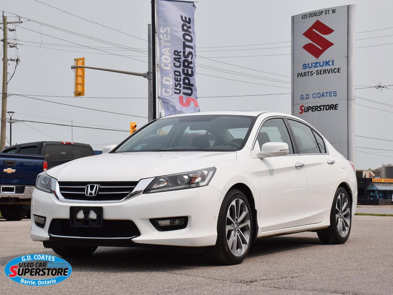 Used 2015 Honda Accord Sport ~Heated Seats ~Camera ~Bluetooth ~Moonroof for sale in Barrie, ON