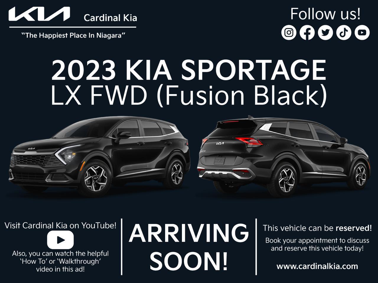 New 2023 Kia Sportage LX FWD for sale in Niagara Falls, ON