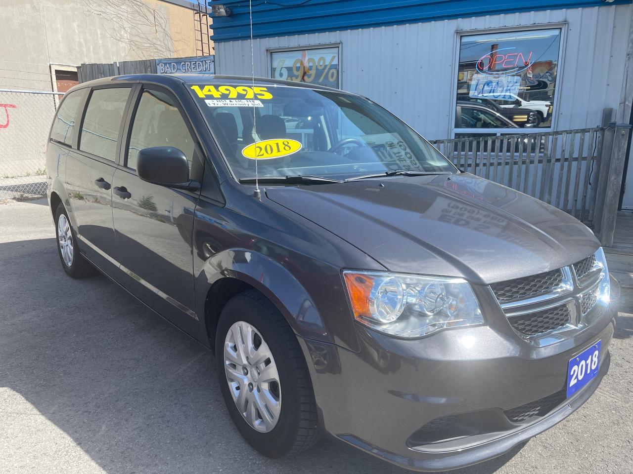 2018 Dodge Grand Caravan 7 Passengers, Back up Camera, Rear Seat Stow Away