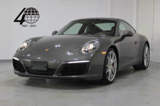 <p>This iteration of Porsche’s iconic luxury-sports coupe is a Carrera S with a turbocharged 3.0L flat 6 engine mounted in the back, putting down 410 horsepower to the rear wheels, through a 6-speed manual transmission! Optioned in Agate Grey Metallic over a brown leather interior, on 20” wheels. This 911 further includes Sport Chrono with adjustable drive modes, launch control, performance displays, and Active Suspension Management!</p>

<p>World Fine Cars Ltd. has been in business for over 40 years and maintains over 90 pre-owned vehicles in inventory at all times. Every certified retailed vehicle will have a 3 Month 3000 KM POWERTRAIN WARRANTY WITH SEALS AND GASKETS COVERAGE, with our compliments (conditions apply please contact for details). CarFax Reports are always available at no charge. We offer a full service center and we are able to service everything we sell. With a state of the art showroom including a comfortable customer lounge with WiFi access. We invite you to contact us today 1-888-334-2707 www.worldfinecars.com</p>