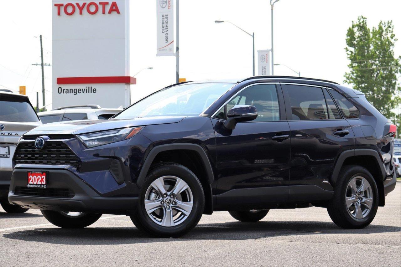 Used 2023 Toyota RAV4 Hybrid LOW KM!! XLE HYBRID AWD, HEATED SEATS / STEERING, SUNROOF, EV MODE, BLIND SPOT, POWER TAILGATE for sale in Orangeville, ON