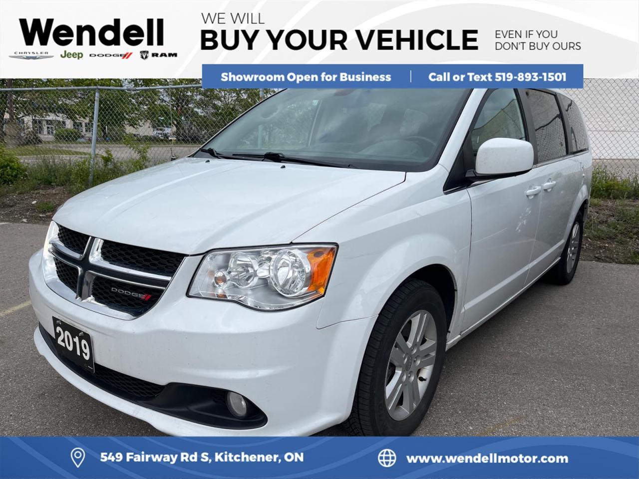 Used 2019 Dodge Grand Caravan Crew Plus w/ DVD/Leather for sale in Kitchener, ON