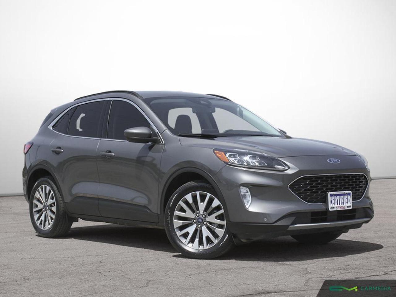 Used 2022 Ford Escape Titanium Hybrid AWD Hybrid Leather Heated Seats Navi Alloy Wheels for sale in St Thomas, ON