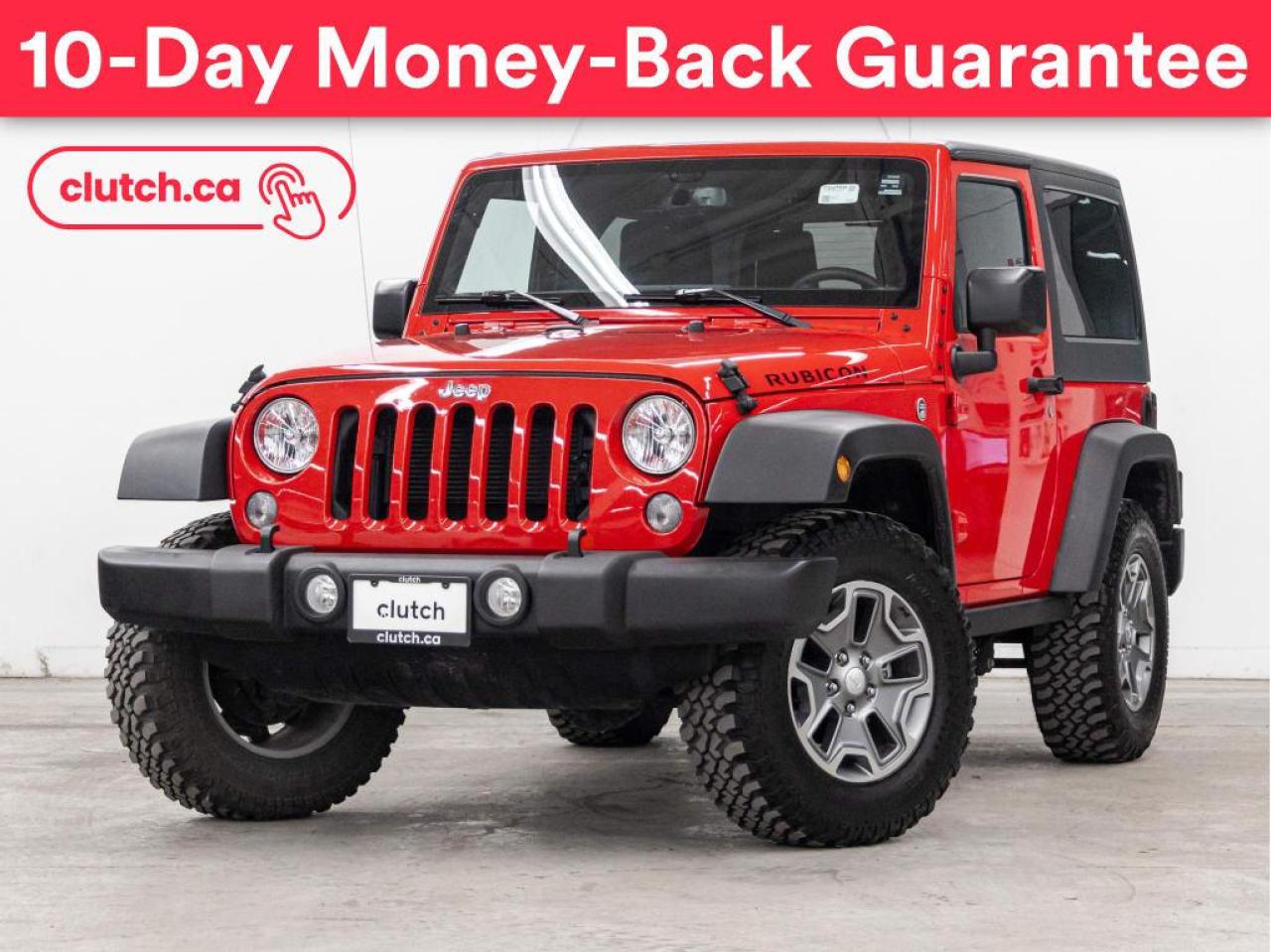 Used 2017 Jeep Wrangler Rubicon 4X4 w/ Bluetooth, Remote Start, Heated Front Seats for sale in Toronto, ON