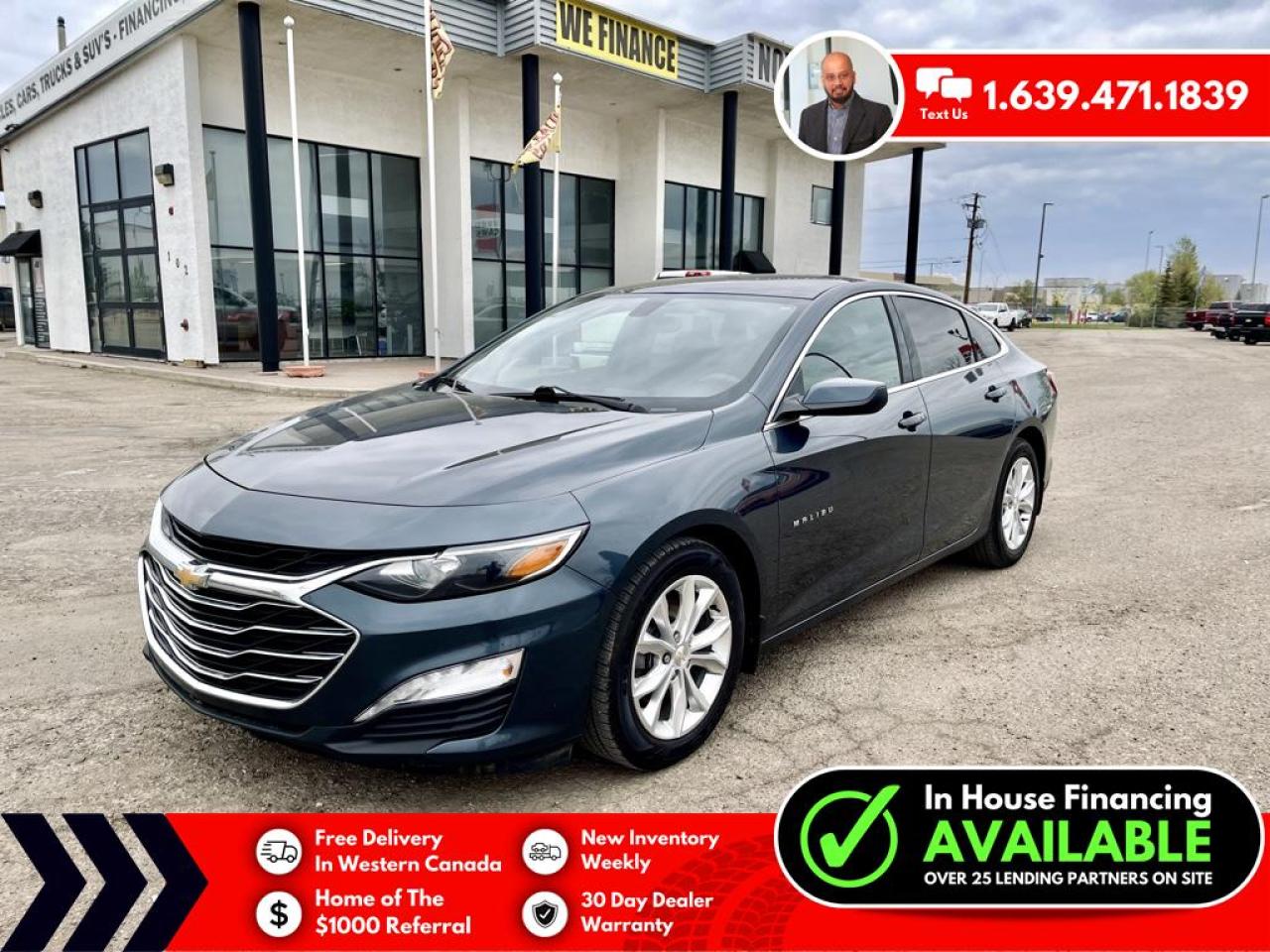 Used 2019 Chevrolet Malibu LT BACK UP CAMERA!! BLUETOOTH!! VERY CLEAN UNIT!! for sale in Saskatoon, SK