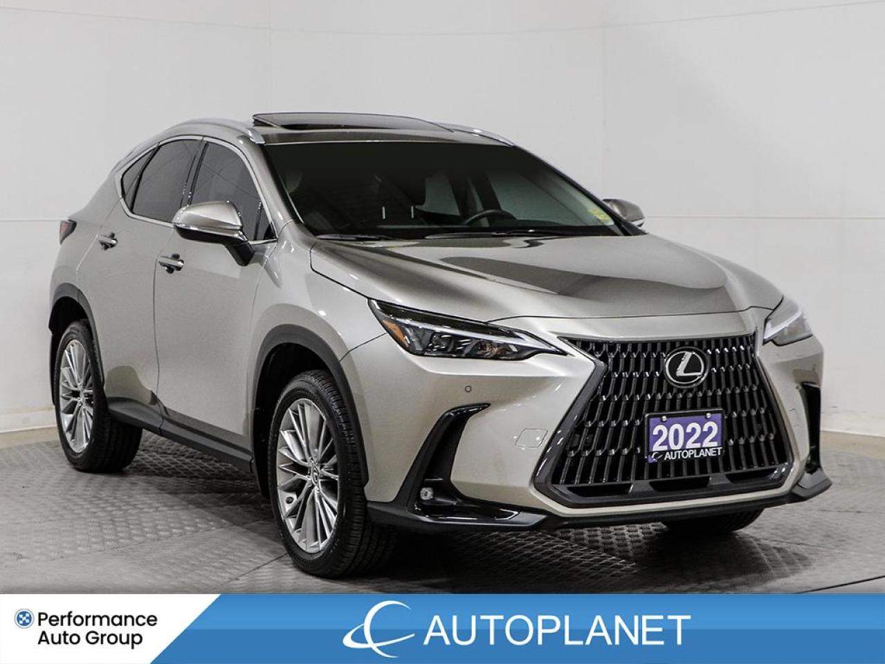 Used 2022 Lexus NX 350h Ultra Premium AWD, Hybrid, Back Up Cam, Sunroof! for sale in Brampton, ON