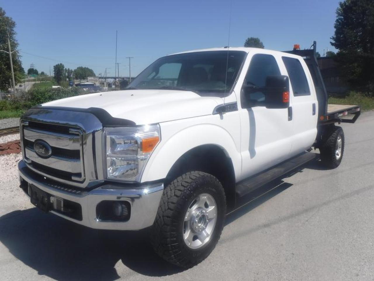 Used 2015 Ford F-350 SD 8 Foot Flat Deck Crew Cab 4WD for sale in Burnaby, BC