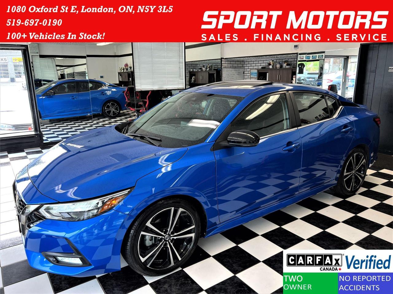 Used 2020 Nissan Sentra SR+Adaptive Cruise+LaneKeep+Roof+CLEAN CARFAX for sale in London, ON