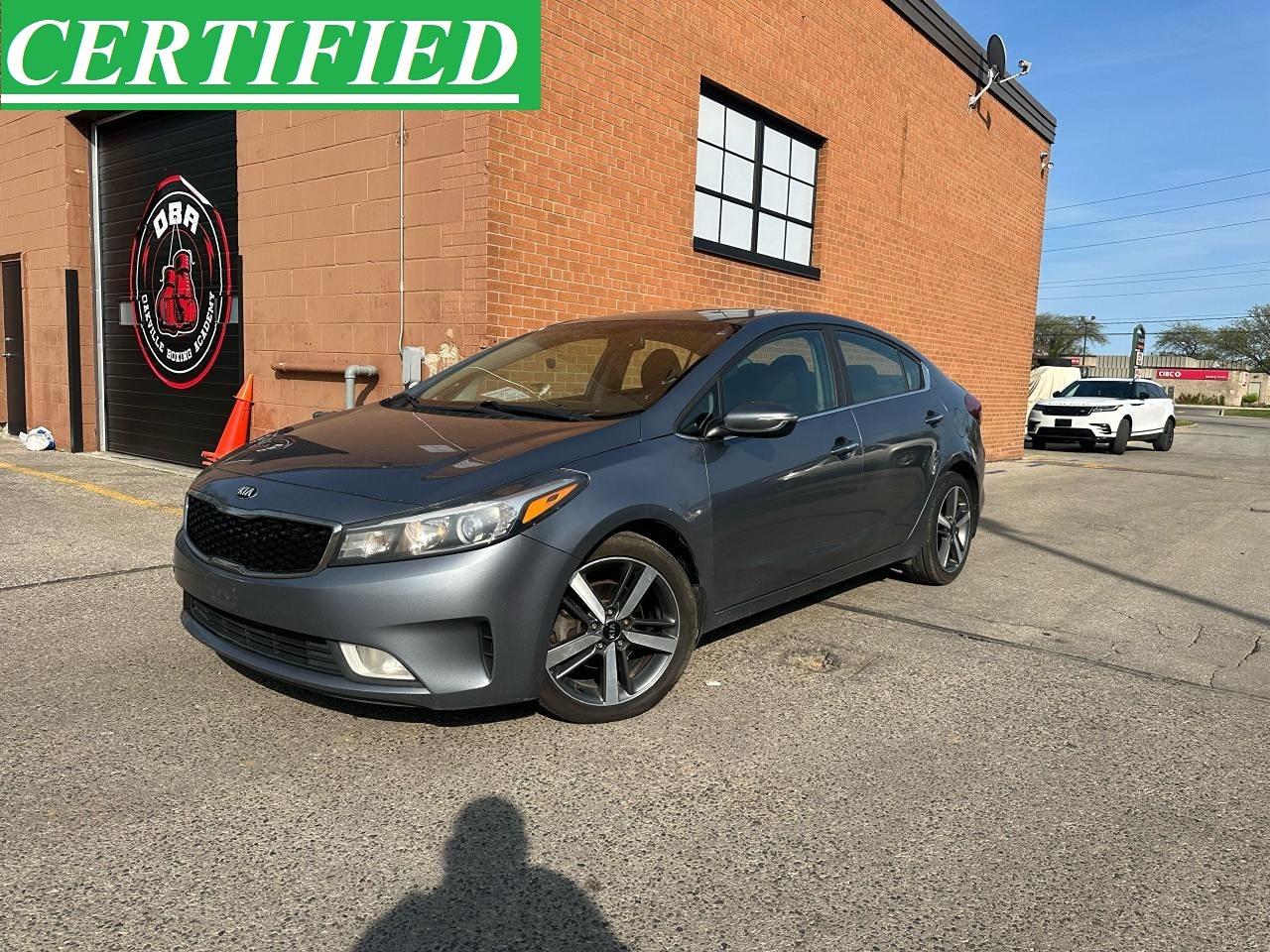 Used 2017 Kia Forte EX+ Luxury Moonroof Leather Alloys for sale in Oakville, ON